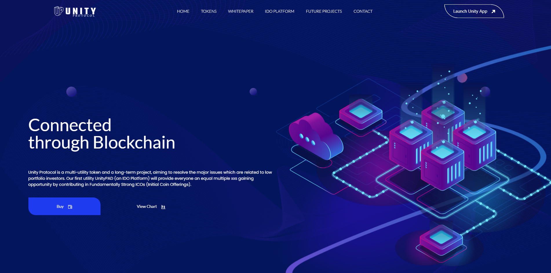 UnityProtocol connected through Blockchain